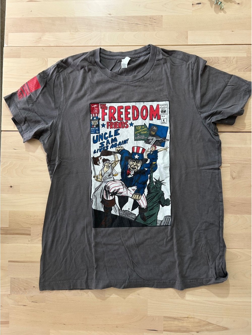 Nine Line Apparel "The Freedom Friends" Graphic T-Shirt - Size L